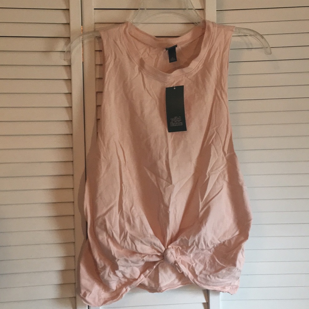 NWT pink muscle tank